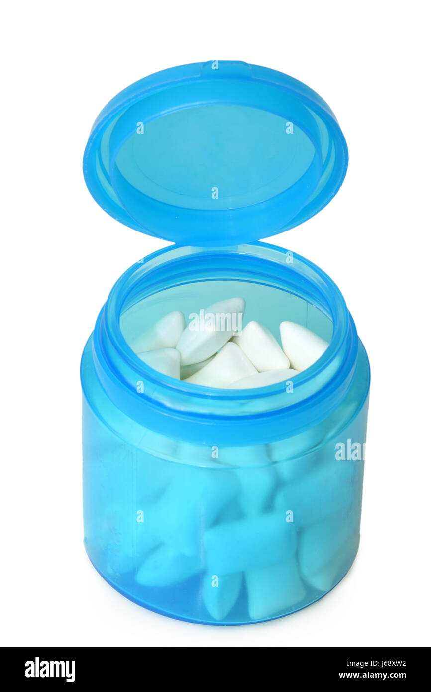 La cura dei denti di chewing gum cura rettangolare dei denti gomme da masticare Foto Stock
