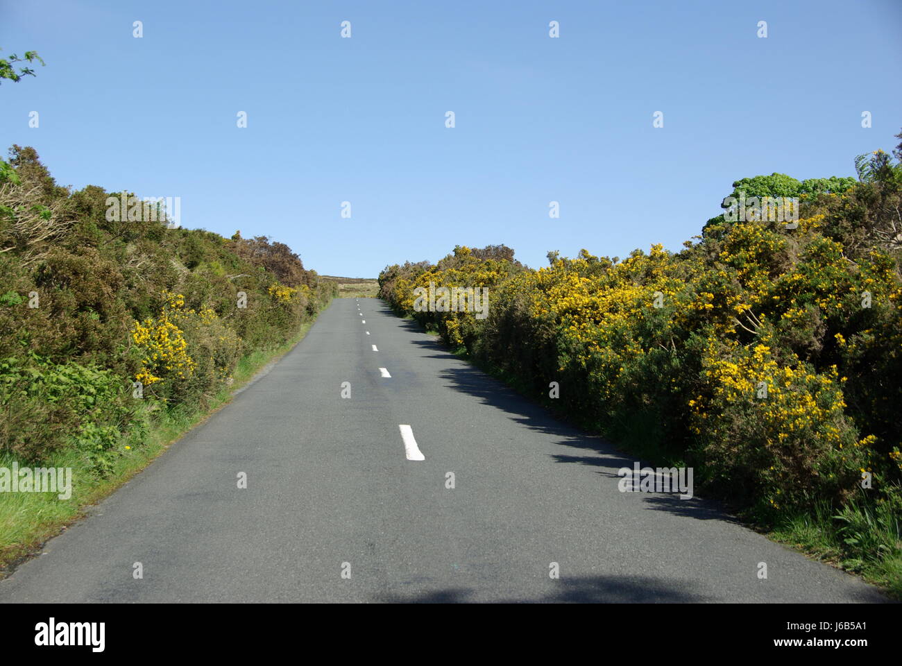 L'irlanda paesaggio paesaggio paesaggio natura strada vasto deserto selvaggio Foto Stock