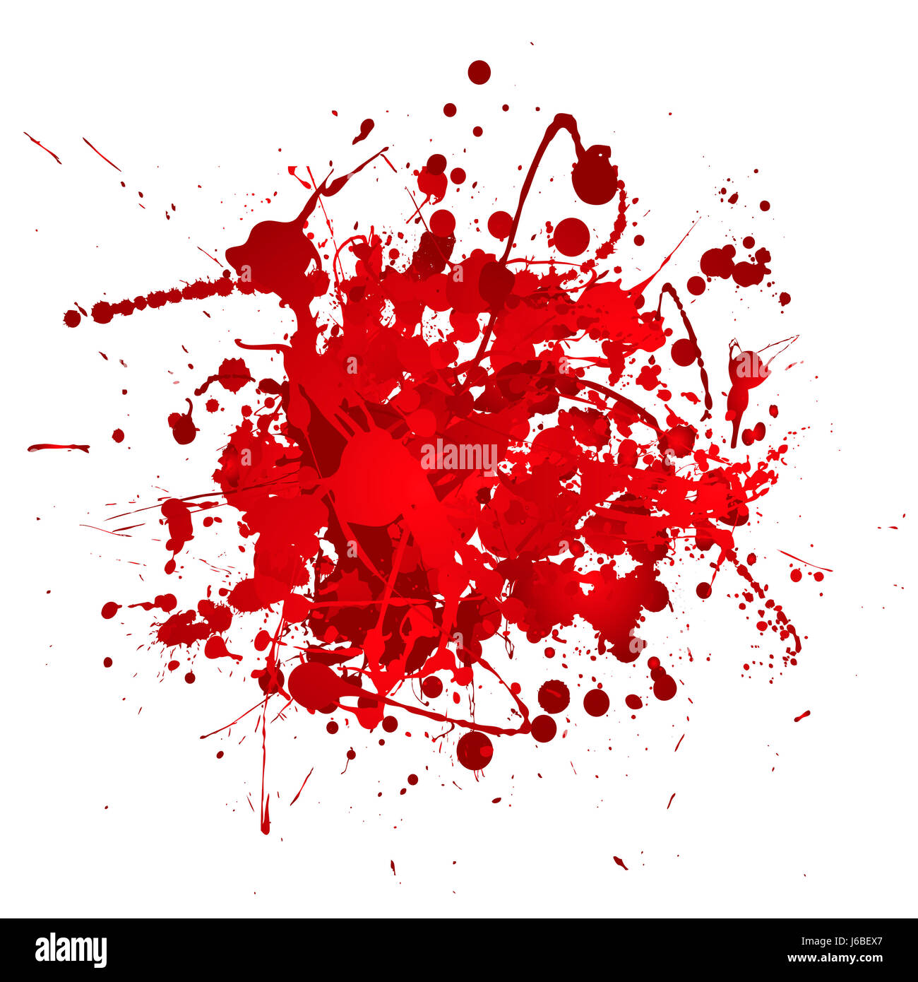 Vernice di sangue macchia astratta scolorire il colore di inchiostro rosso  modello isolato design project Foto stock - Alamy