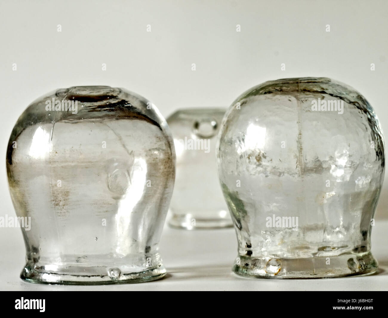 Naturopatia spurgare coppettazione antichi cura wellness di arte medievale di guarigione Foto Stock