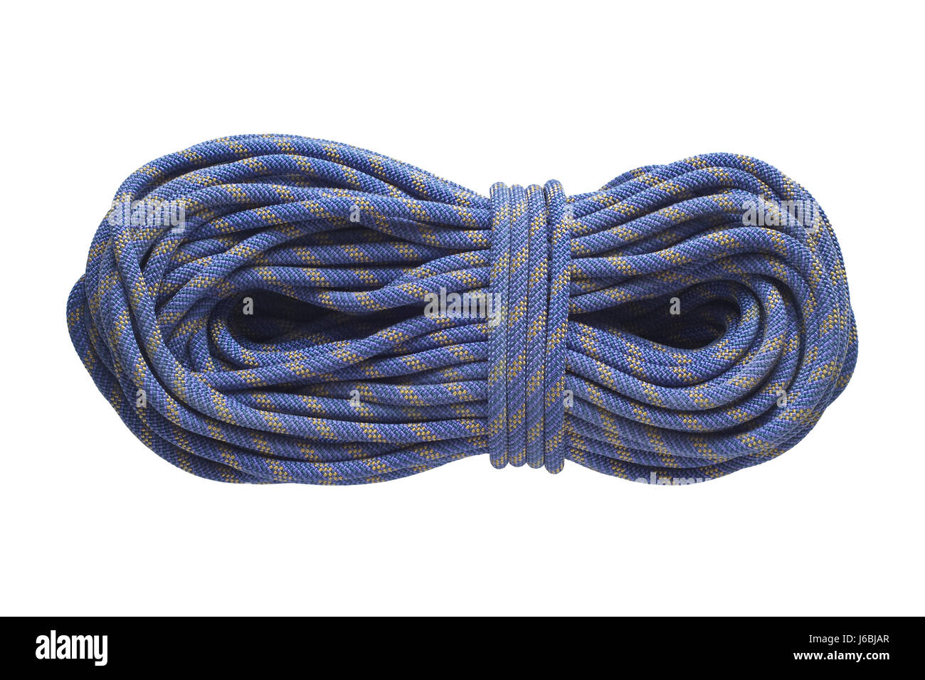 Sport corda marcia della sicurezza strumento blu grande grande enorme extreme Foto Stock