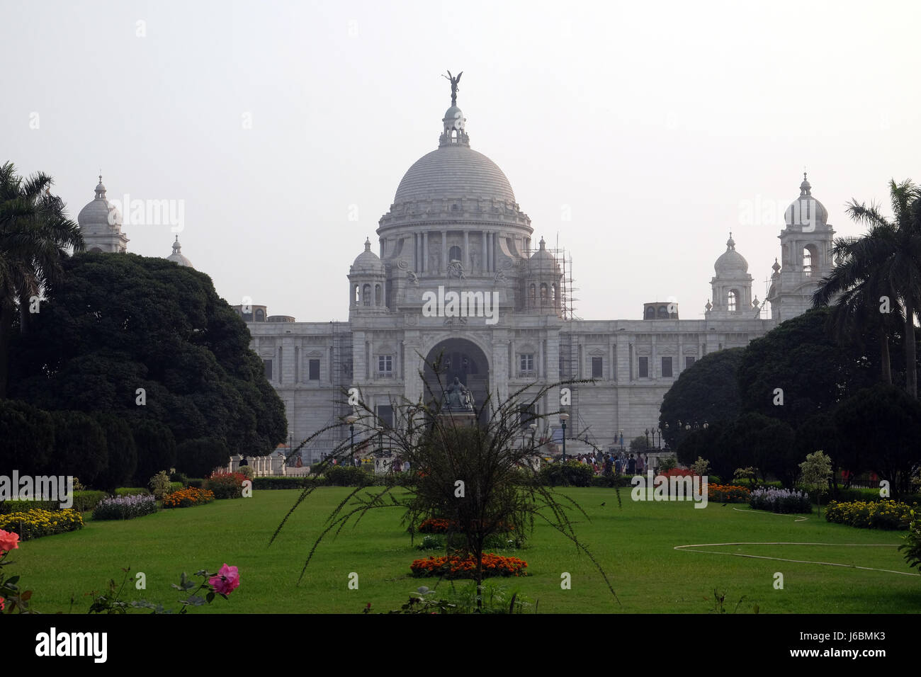 Victoria Memorial Building in Kolkata, West Bengal, India nel febbraio 08, 2016 Foto Stock