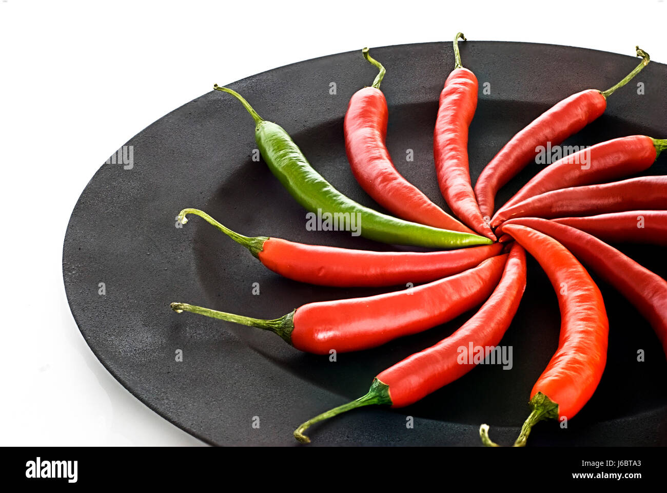 Cibo aliment spice foglio vegetale funi chili chili alimento rosso aliment spice Foto Stock