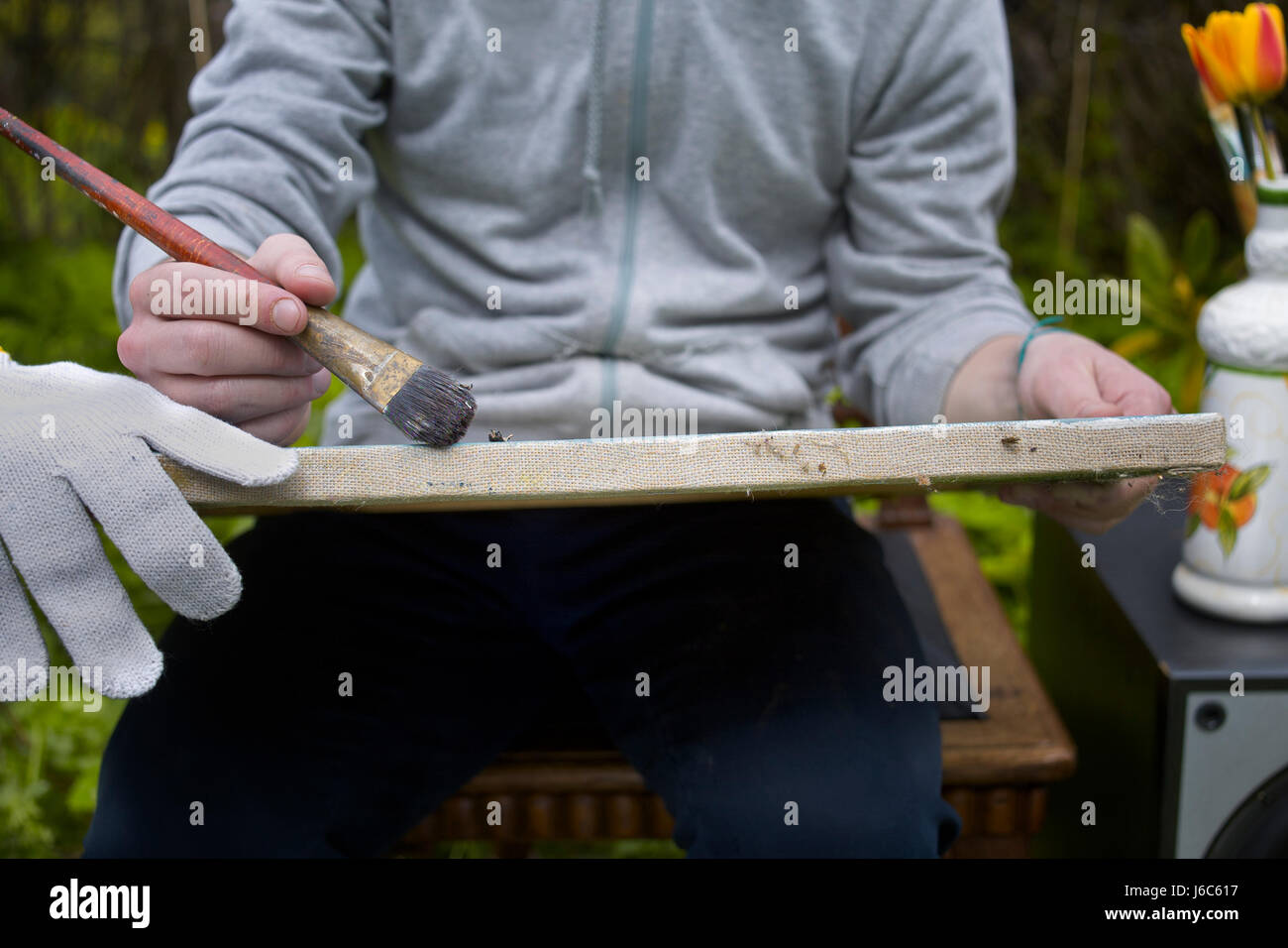 Imparare a disegnare Foto Stock