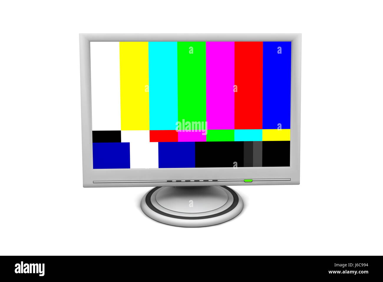 Monitor a colori a schermo piatto televisori tv pattern test flat PC in  ufficio Foto stock - Alamy