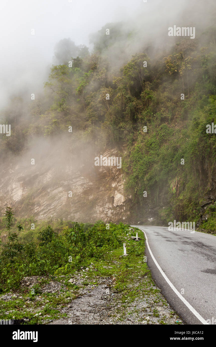 Bhutan Road Foto Stock