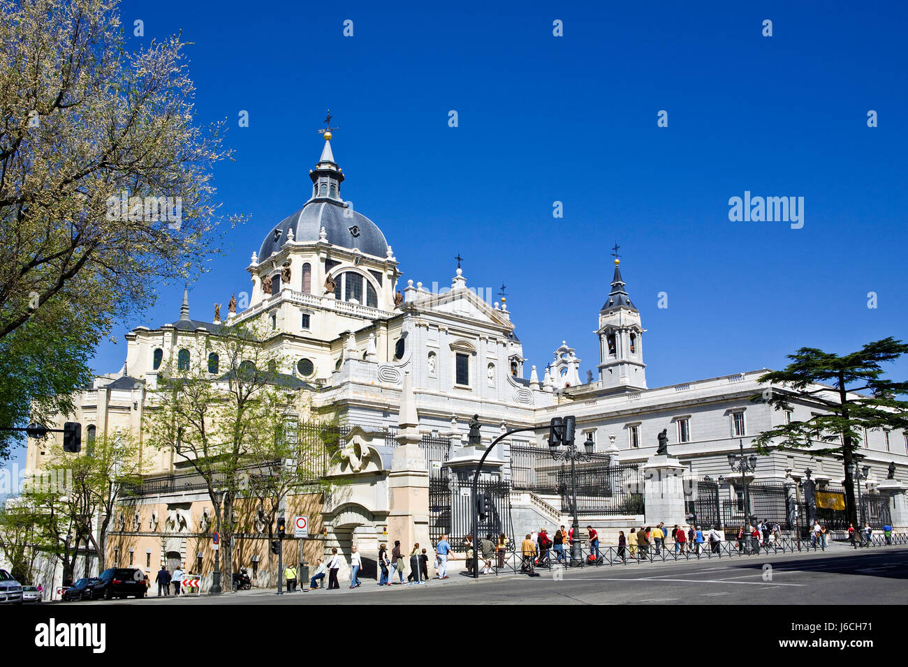 Cattedrale di Almudena Foto Stock