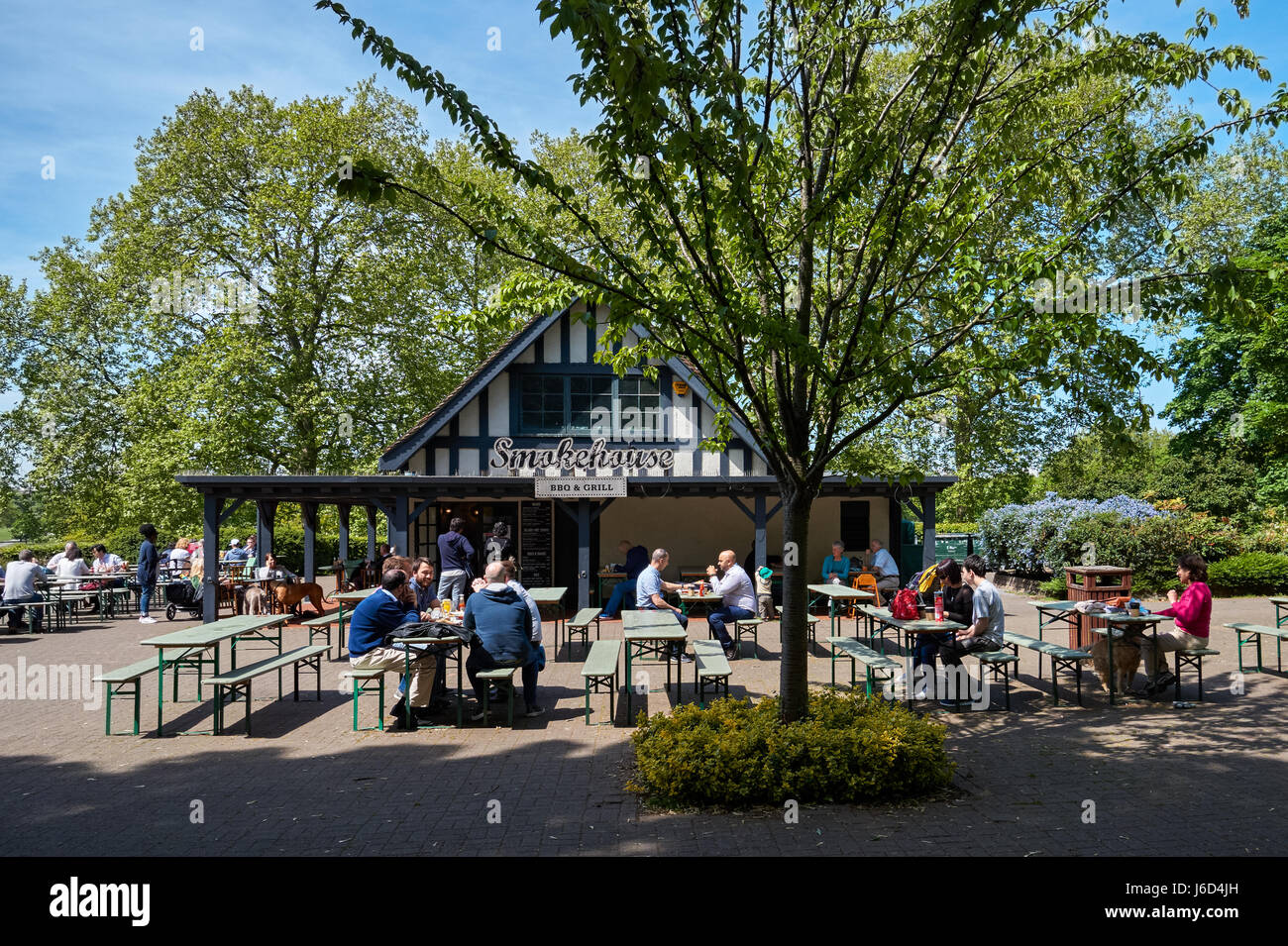 Smokehouse grill ristorante a Regent's Park, Londra, Inghilterra, Regno Unito Regno Unito Foto Stock