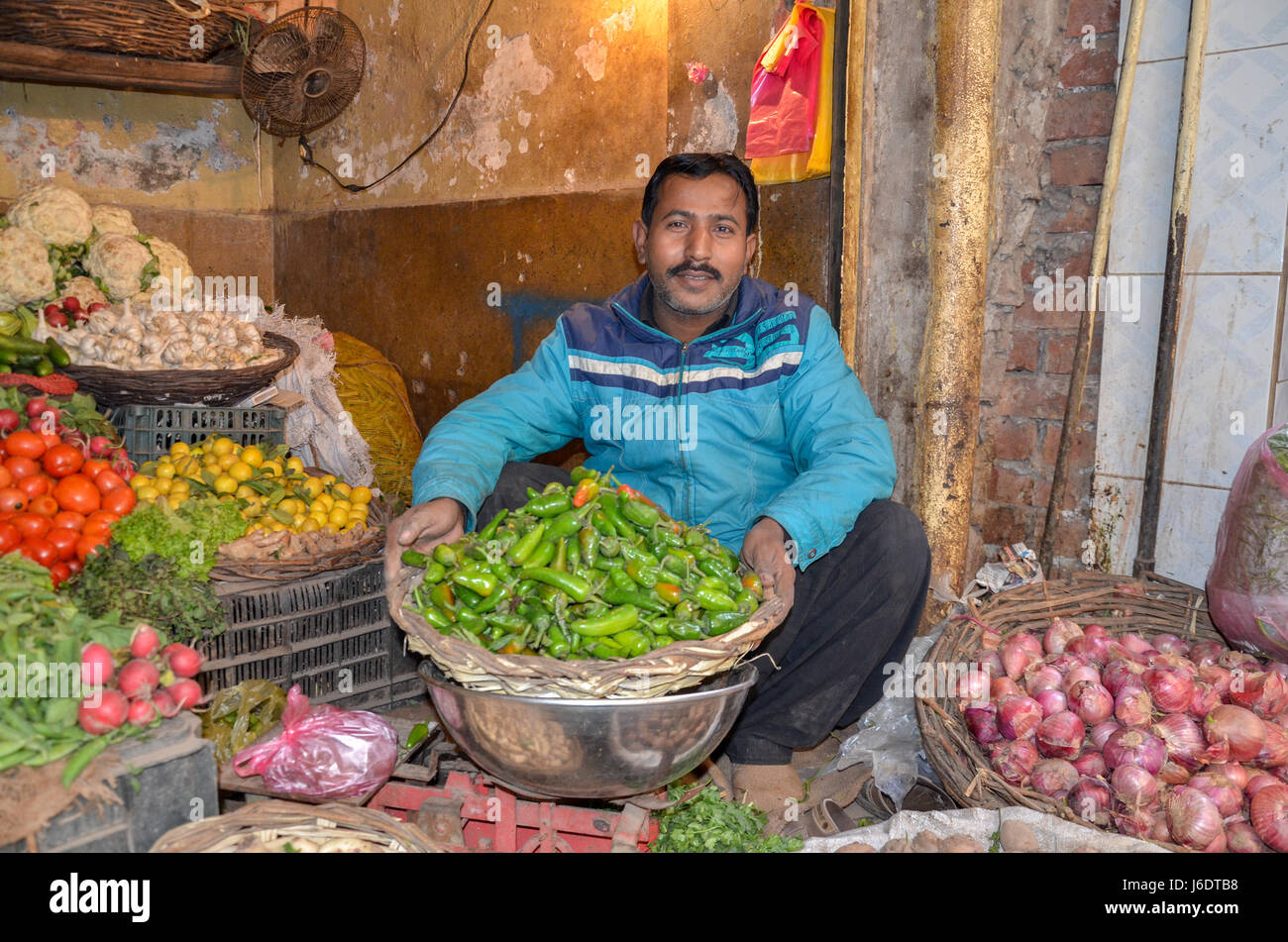 Il famoso cibo Street, Lahore Punjab, Pakistan Foto Stock