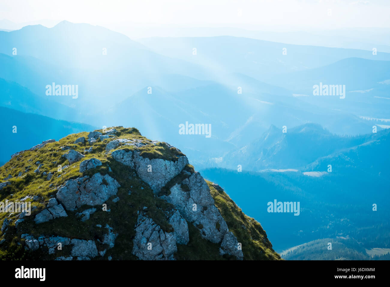 Monti Tatra paesaggio Foto Stock
