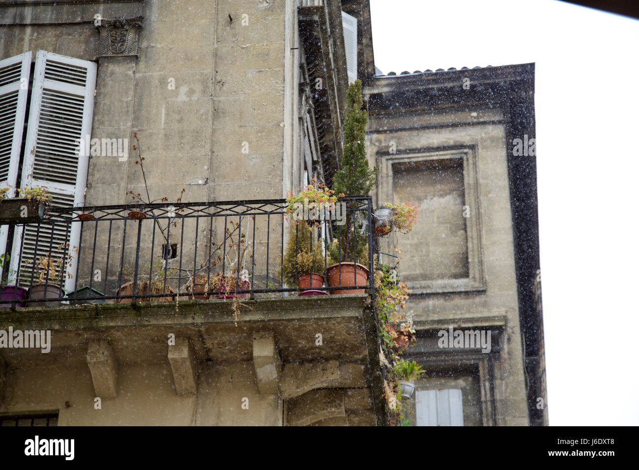 Balcone in Francia Foto Stock