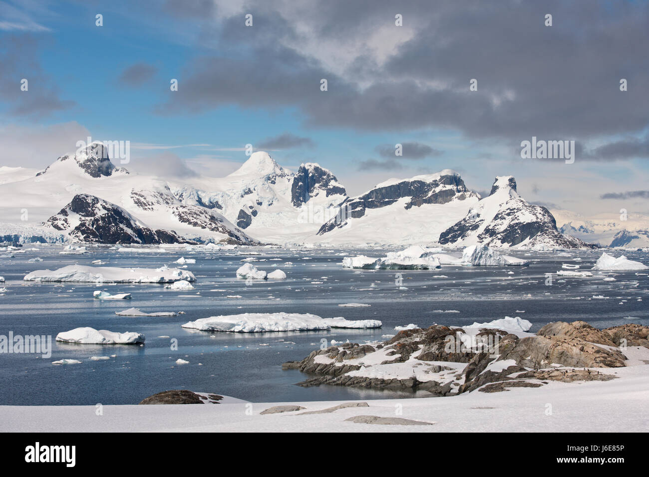 Port Lockroy, isola Wiencke, Palmer arcipelago, Penisola Antartica Foto Stock