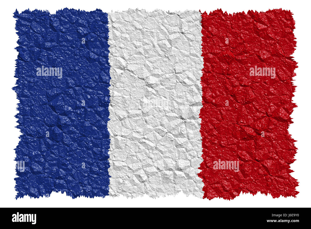 bandiera Francia Foto Stock