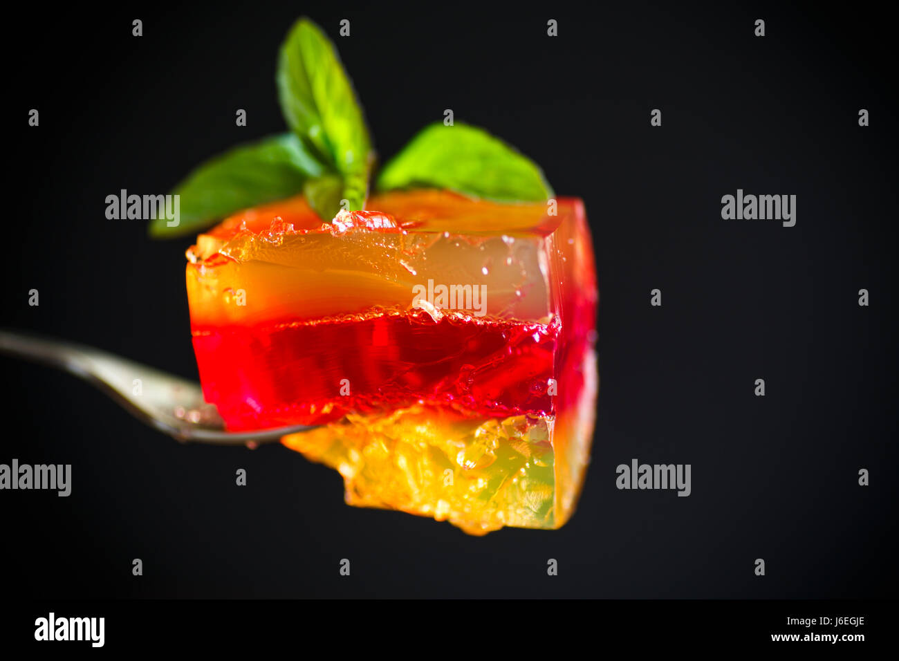 Multi-colore di gelatine di frutta Foto Stock