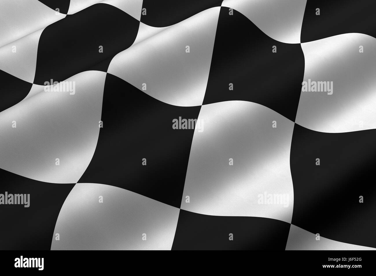 Racing bandiera banner vincitore concorso a scacchi scacchi colore finitura closeup Foto Stock