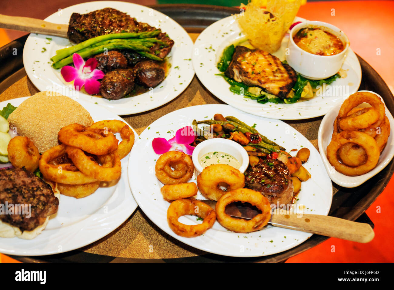 Michigan Upper Peninsula, U.P., Lake Superior, Marquette County, Marquette, East Main Street, Upfront & Company, ristoranti raffinati, ristoranti alimentari dini Foto Stock