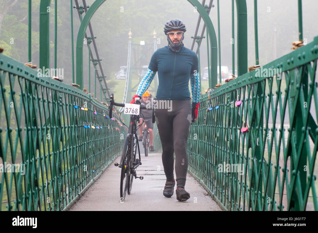 Pitlochry, Perthshire, Scotland, Regno Unito. 21 Maggio, 2017. I ciclisti che partecipano nel 2017 Etape Caledonia &COPY; Credito: Cameron Cormack/Alamy Live News Foto Stock
