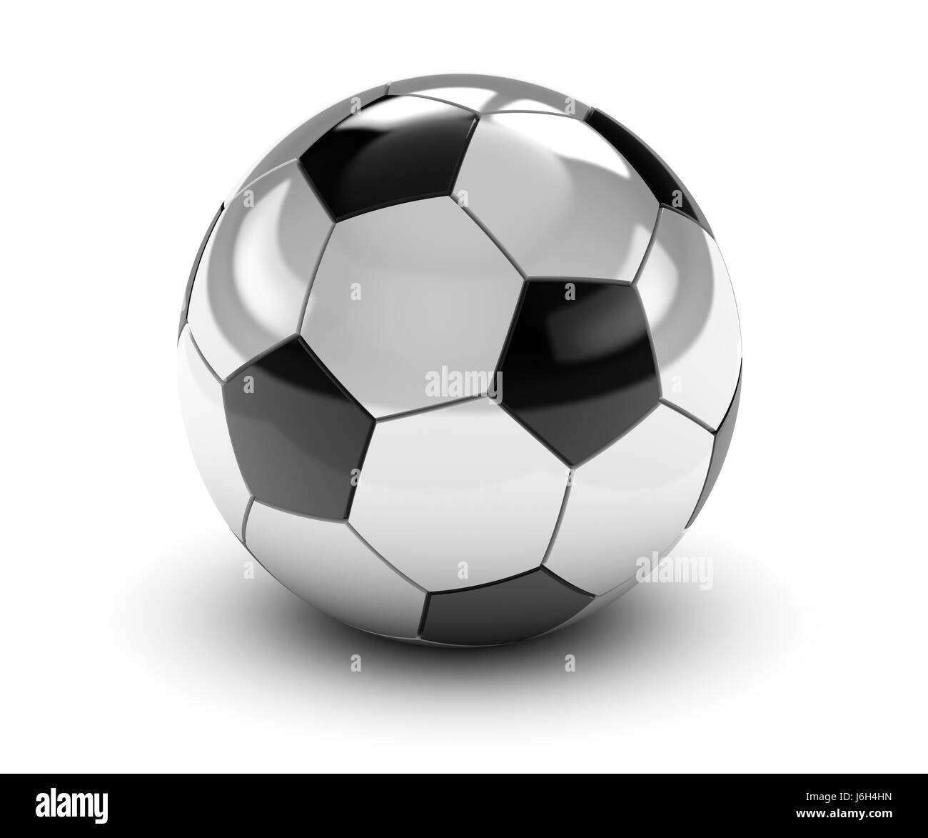 Sport sfera isolata obiettivo passaggio archgway gate gantry obiettivo kick soccer Foto Stock