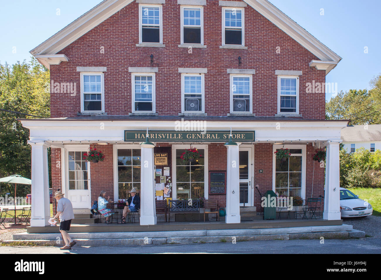 Harrisville General Store, Harrisville, New Hampshire Foto Stock