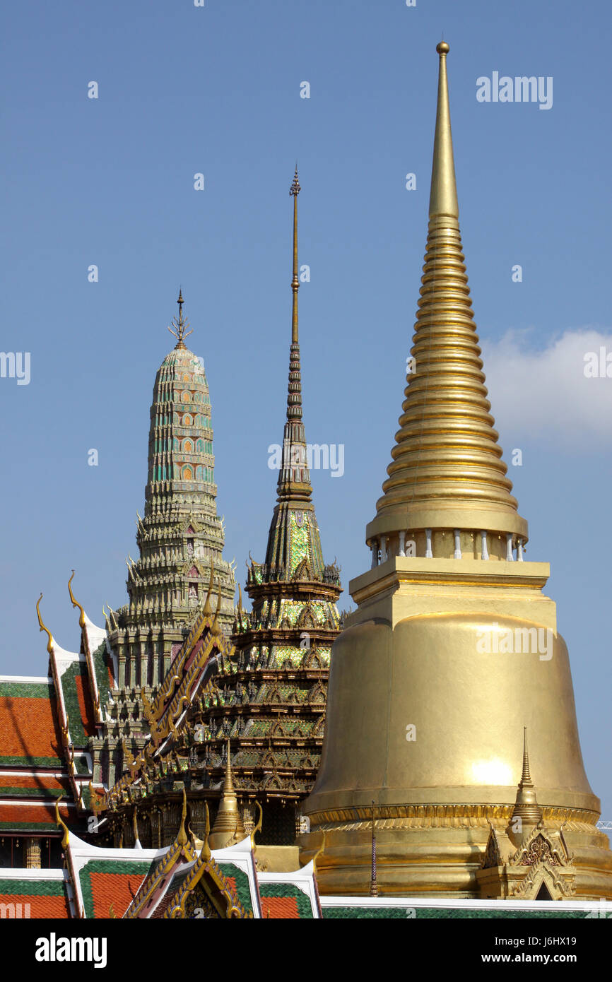 Il grand palace di Bangkok Foto Stock