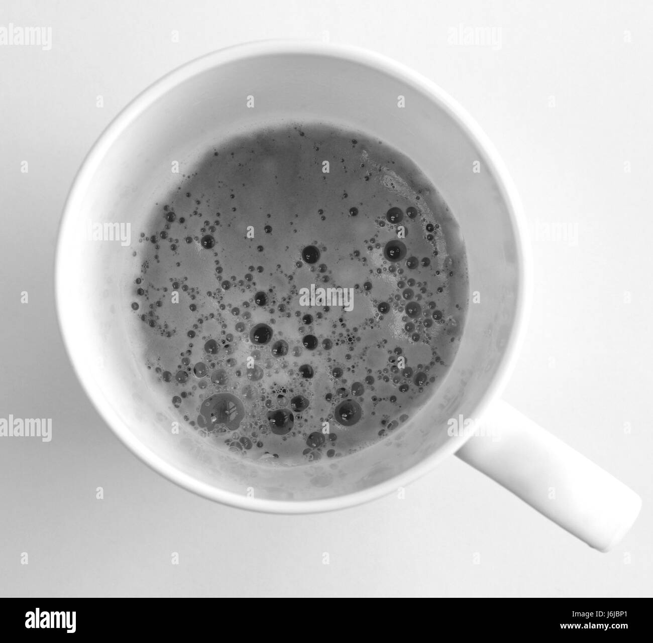 Una tazza di caffè nero. Foto Stock
