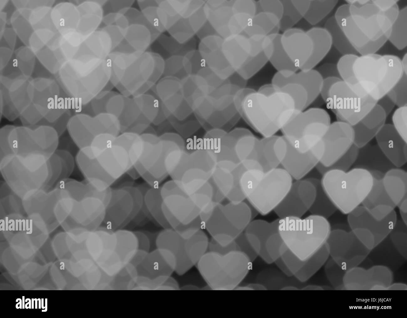 bokeh del cuore Foto Stock