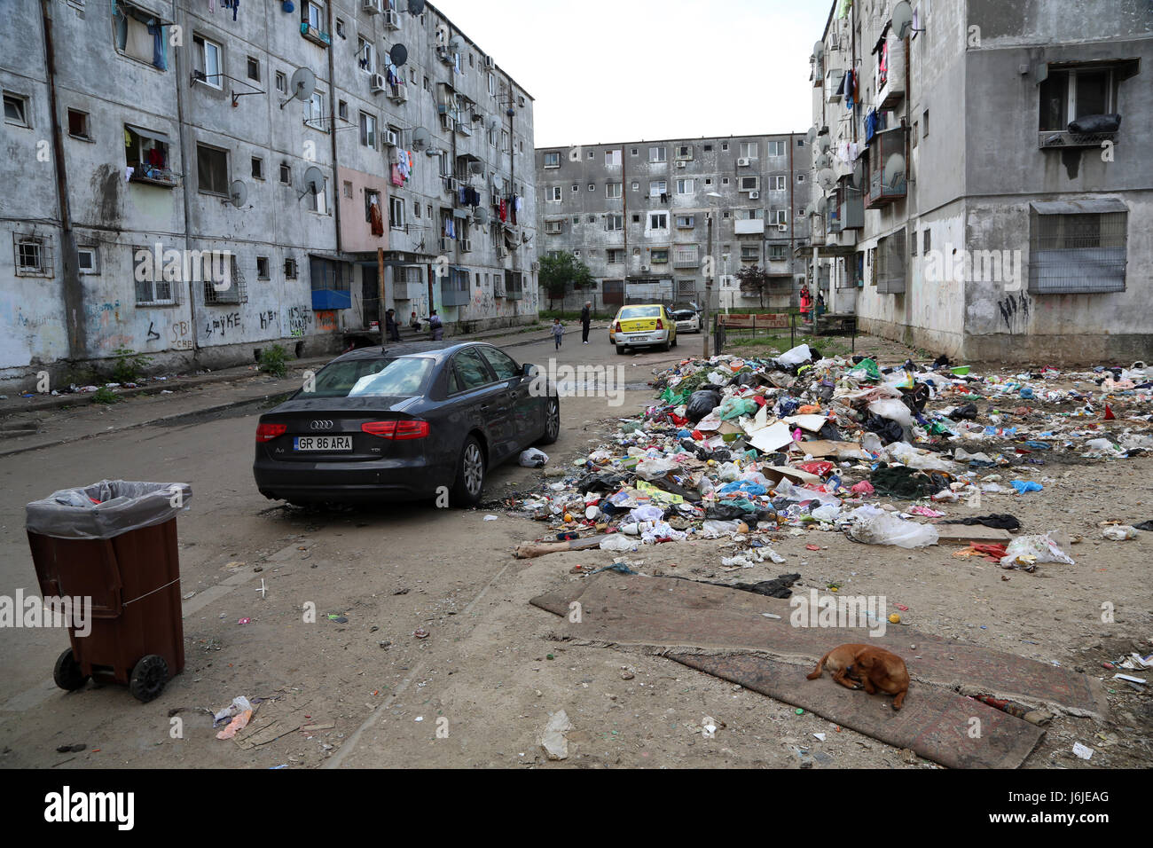 La Romania, Bucarest, Ferentari Foto stock Alamy