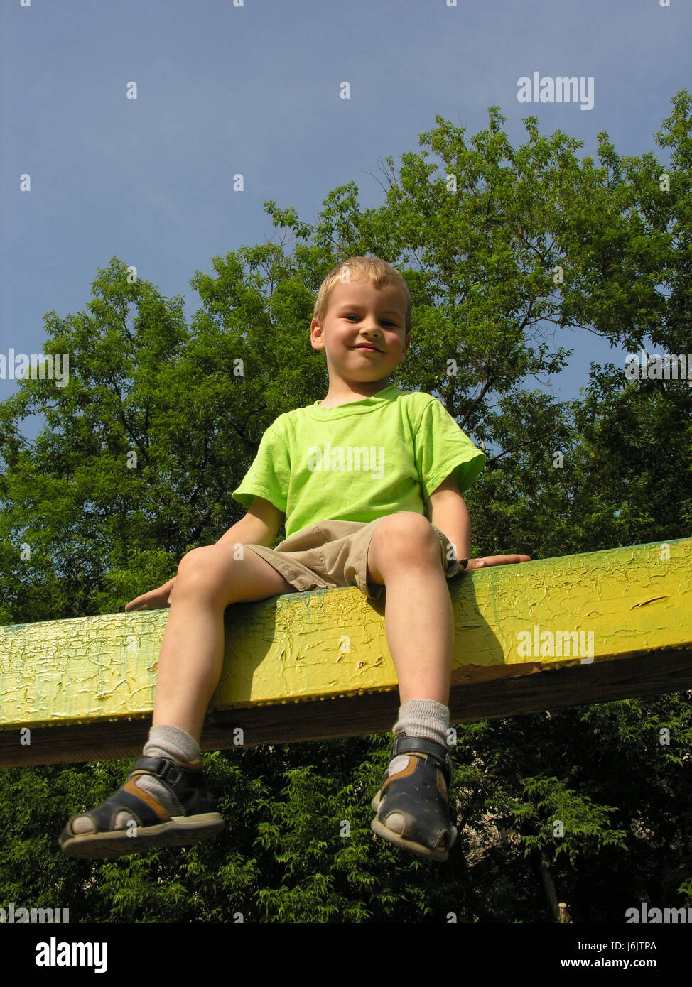 Blue ridere risate ridere twit risatina sorriso sorridente risate laughingly Foto Stock