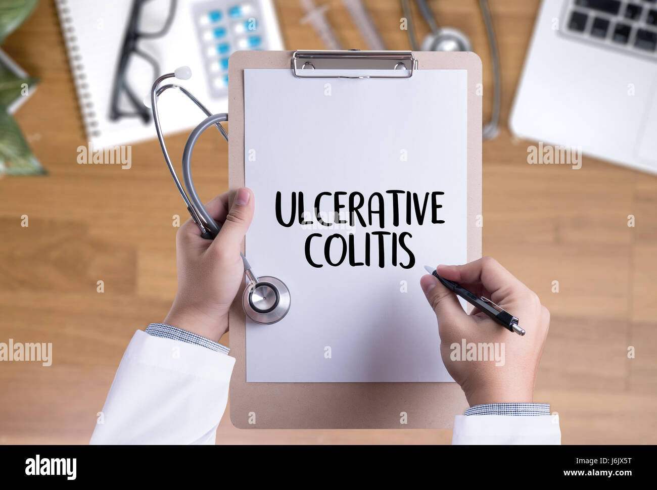 La colite ulcerosa Healthcare medico moderno concetto medico Foto Stock