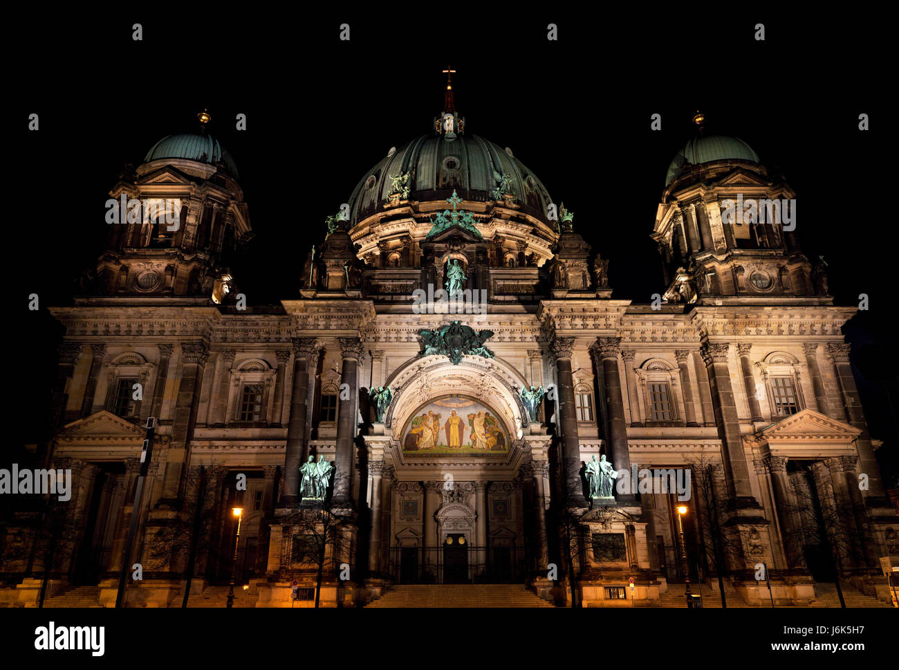 Berliner Dom (Panorama) Foto Stock