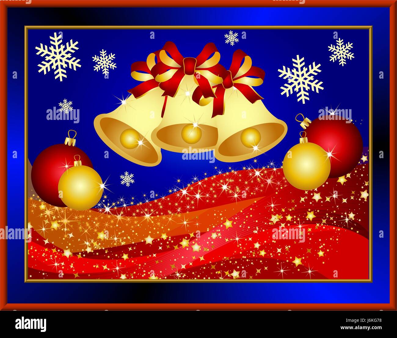 Illustrazione di natale Foto Stock