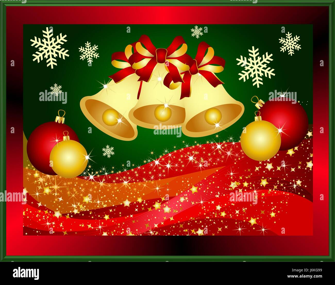 Illustrazione di natale Foto Stock