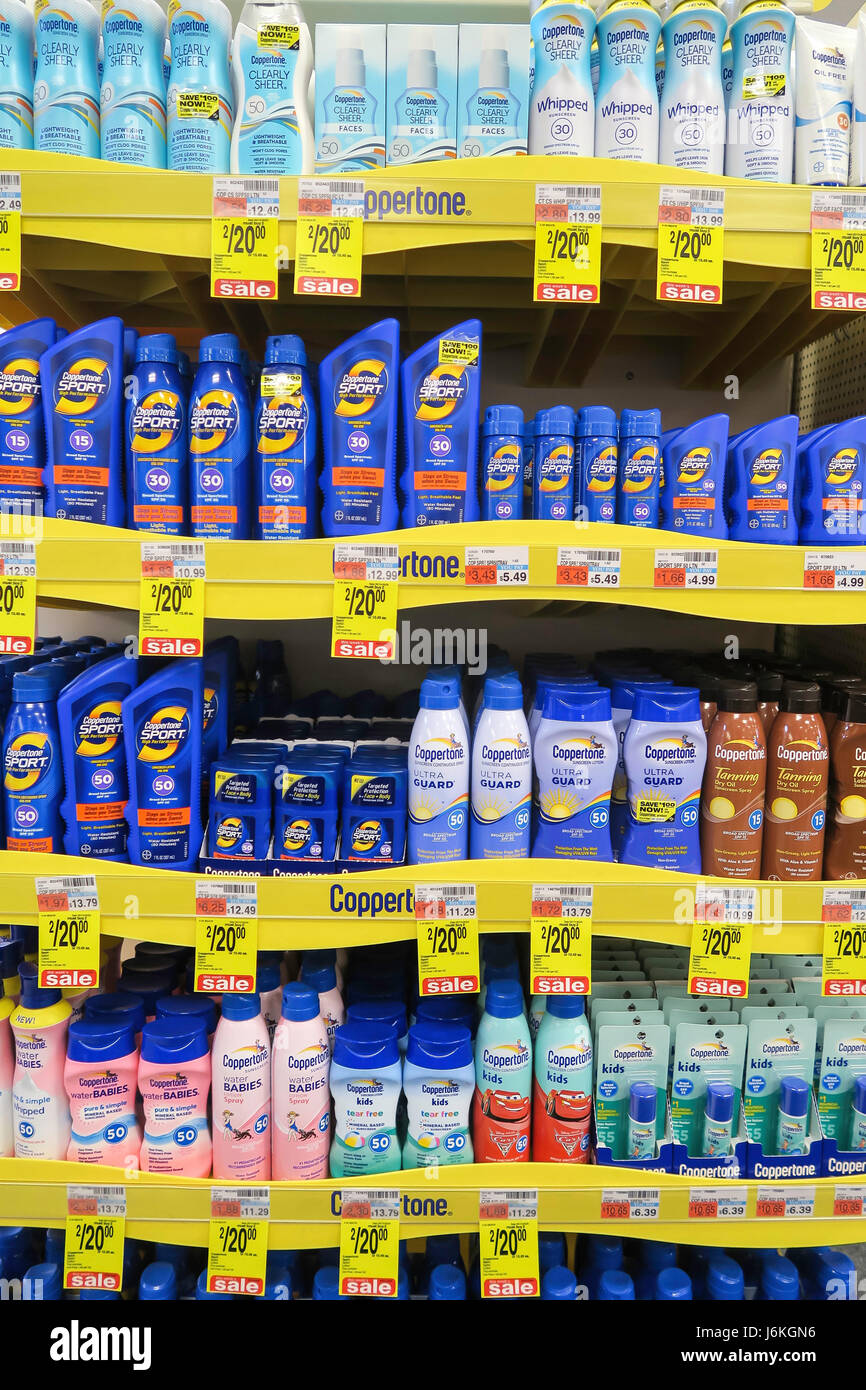 CVS e farmacia, NYC, STATI UNITI D'AMERICA Foto Stock