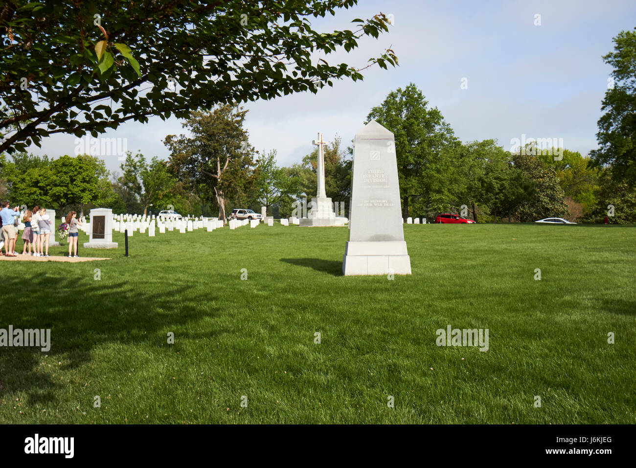 La terza divisione di fanteria memorial il Cimitero di Arlington Washington DC USA Foto Stock