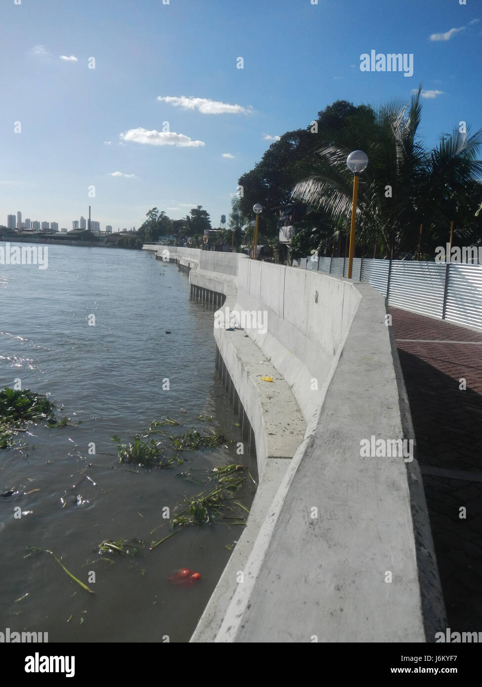 08284 Punta Santa Ana Manila Parco fiume Pasig Felix Y. Manalo Street 14 Foto Stock