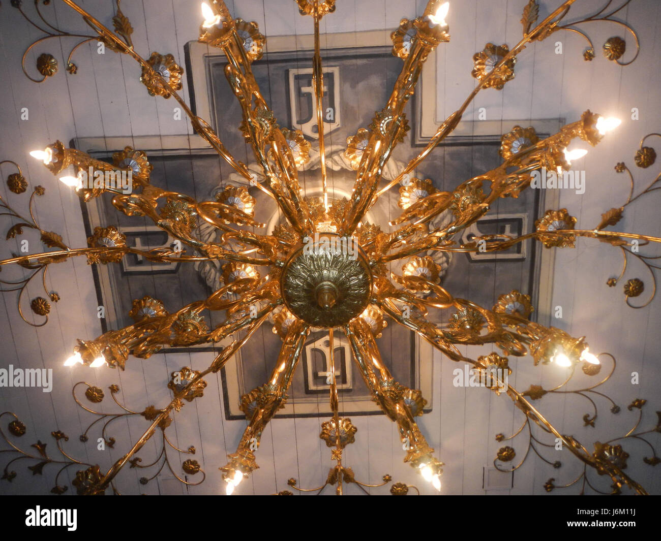 09438 2016 restaurato interno della Chiesa Barasoain 09 Foto Stock