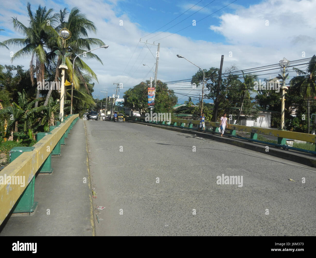 La battaglia del fiume Marilao ebbe luogo nel 1896 durante la rivoluzione filippina. Il ponte sul fiume Marilao a Bulacan è un sito storico legato al conflitto tra rivoluzionari filippini e forze spagnole, segnando un momento importante nella storia delle Filippine. Foto Stock