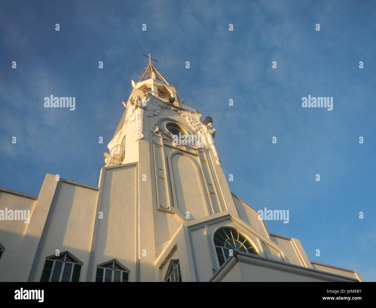 0711 torre campanaria Pinaod San Ildefonso Bulacan Road 06 Foto Stock