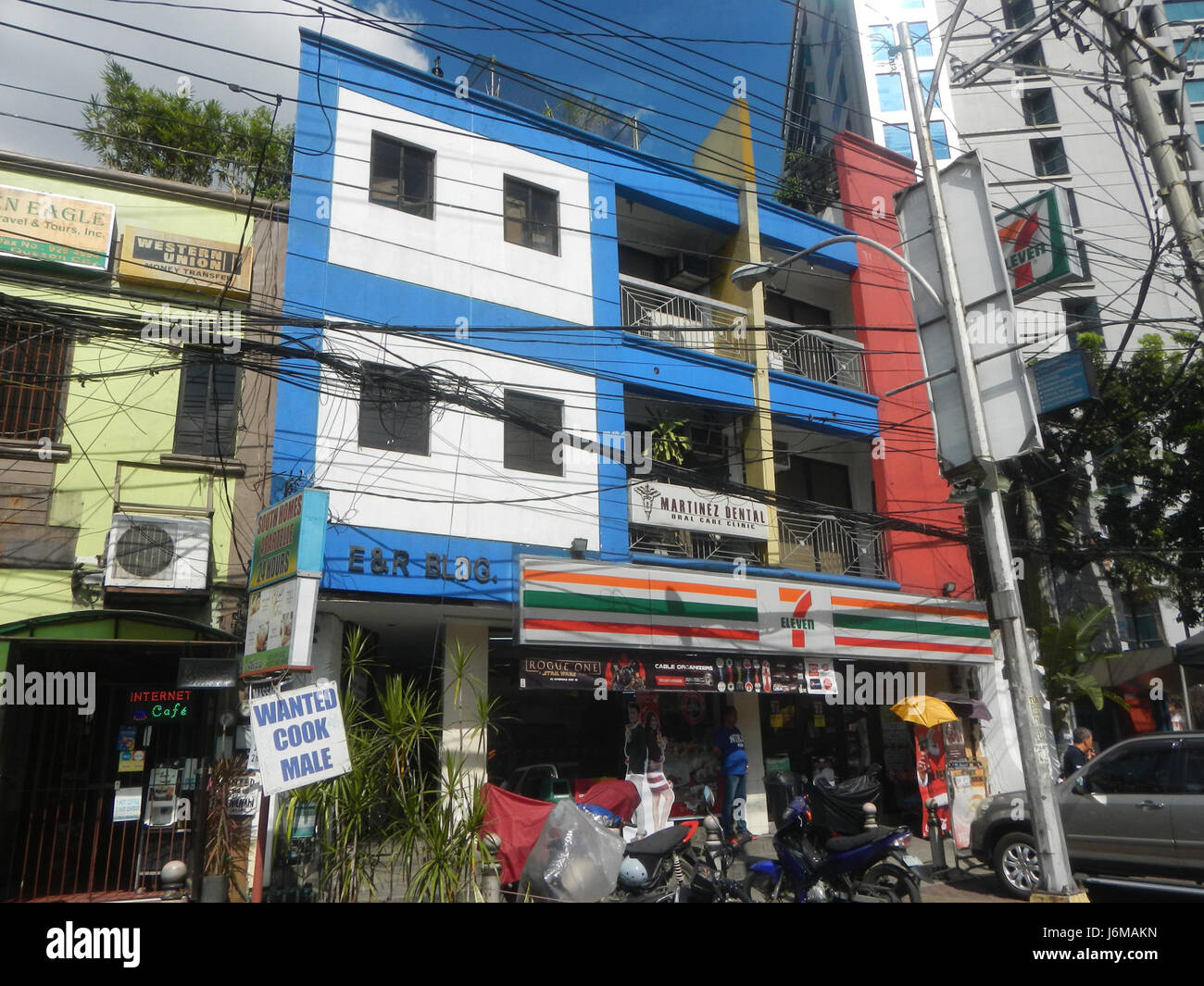 09630 Timog Avenue Barangay Sacro Cuore recinzioni GMA Network Center EDSA 03 Foto Stock