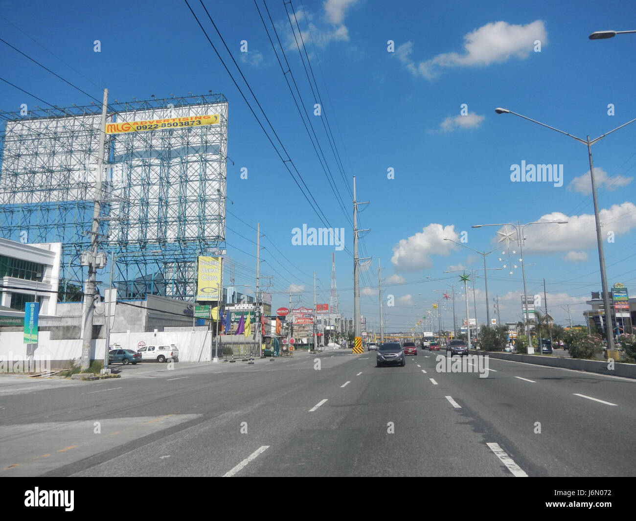 09067 Strada Olongapo-Gapan Pampanga MacArthur Highway 19 Foto Stock