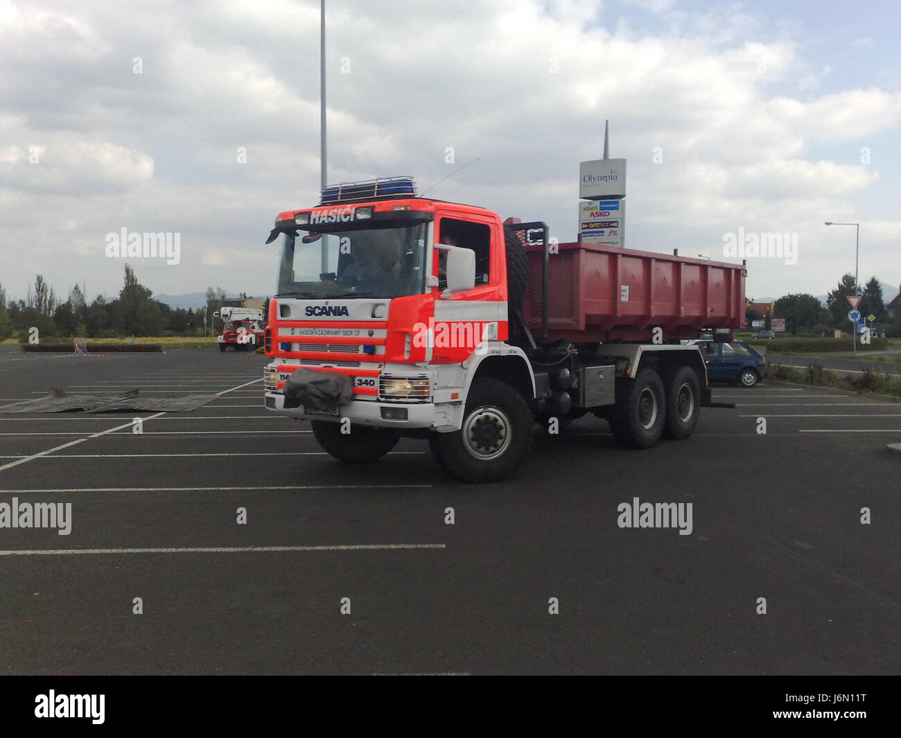 07092010 Hasici Olympie u B Foto Stock