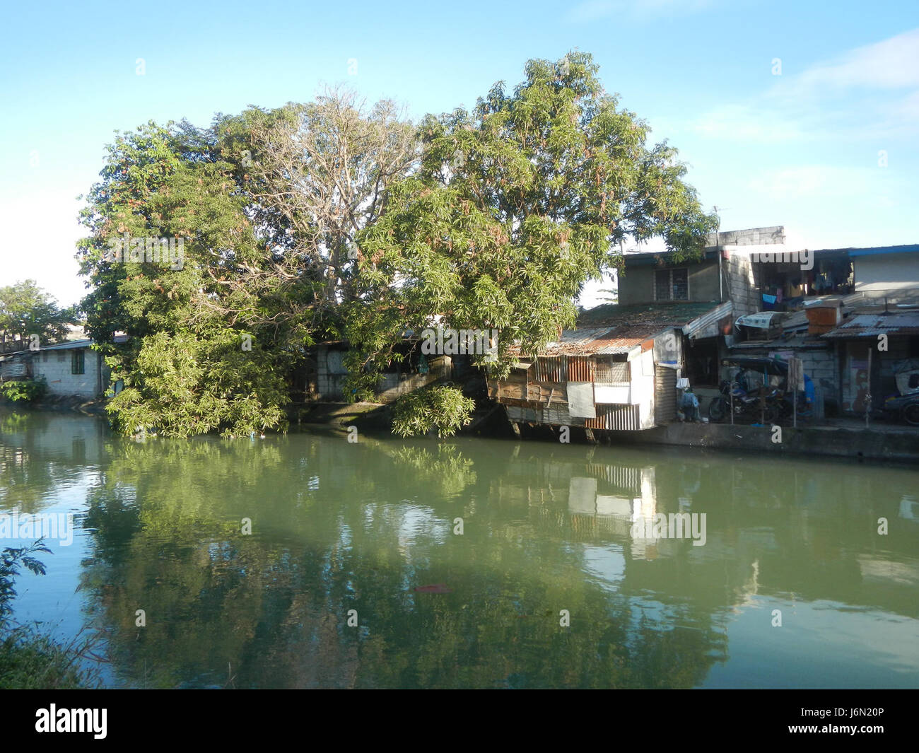 09439 risaie irrigazione Bagong Nayon Baliuag Bulacan ponti stradali 26 Foto Stock