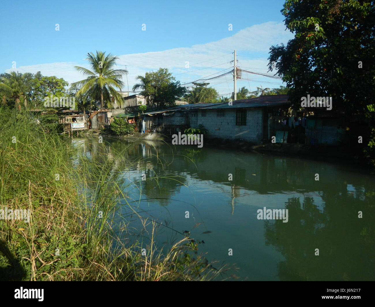 09439 risaie irrigazione Bagong Nayon Baliuag Bulacan ponti stradali 37 Foto Stock