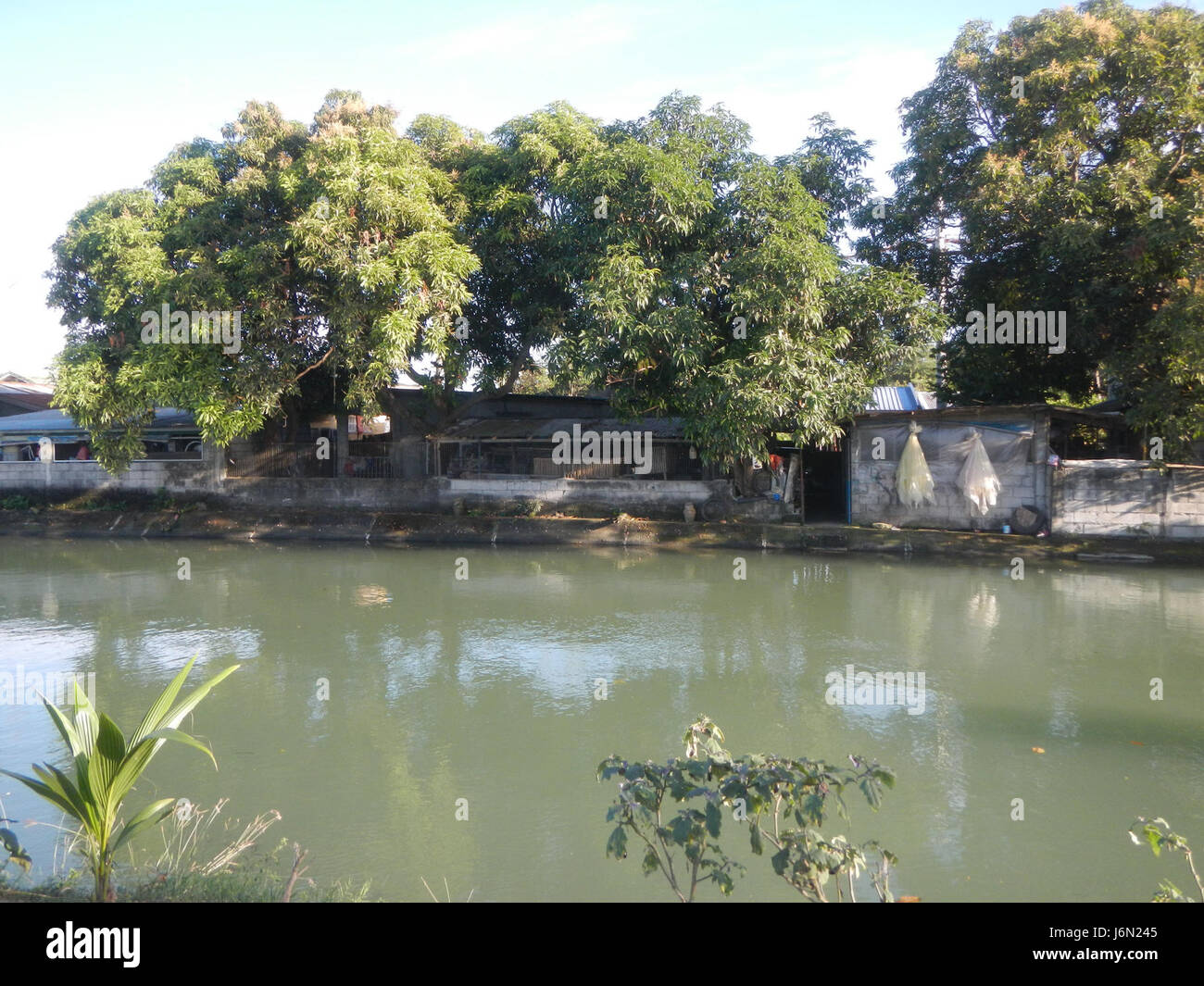 09518 risaie irrigazione Bagong Nayon Baliuag Bulacan ponti stradali 32 Foto Stock