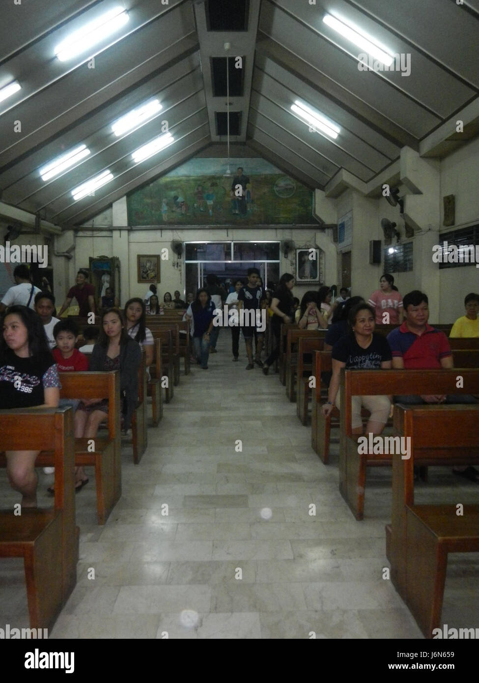 La chiesa parrocchiale di San Pablo Apostol a tondo, Manila, è un importante sito religioso, noto per le sue caratteristiche architettoniche e il suo significato storico nella regione. Foto Stock