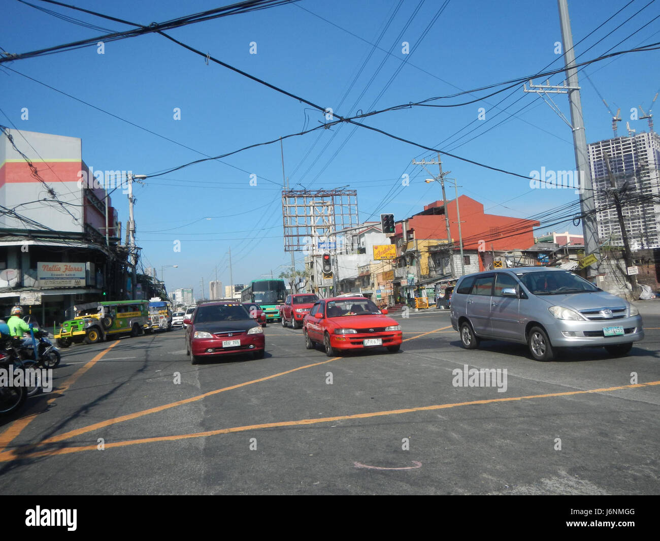 Questo titolo si riferisce ad un complesso commerciale situato nell'area di Guadalupe Nuevo della città di Makati. Indica i nomi delle strade e può implicare un progetto di sviluppo urbano o commerciale. Foto Stock