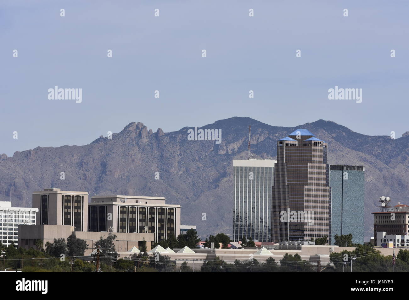 Bellissima vista della città di Tucson, Arizona Foto Stock