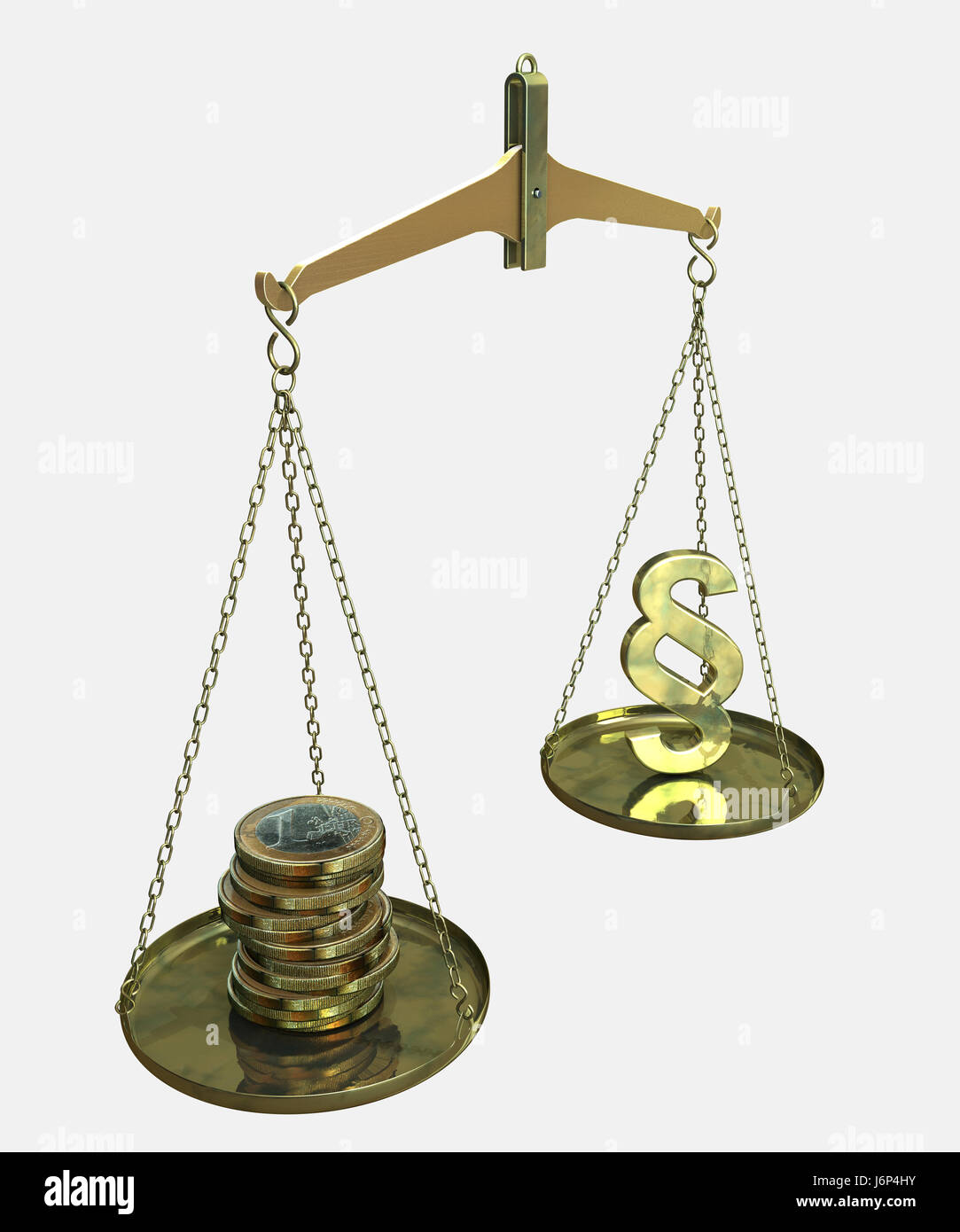 Scale di corruzione giustizia competenza diritto finanze denaro corruzione La corruzione Foto Stock