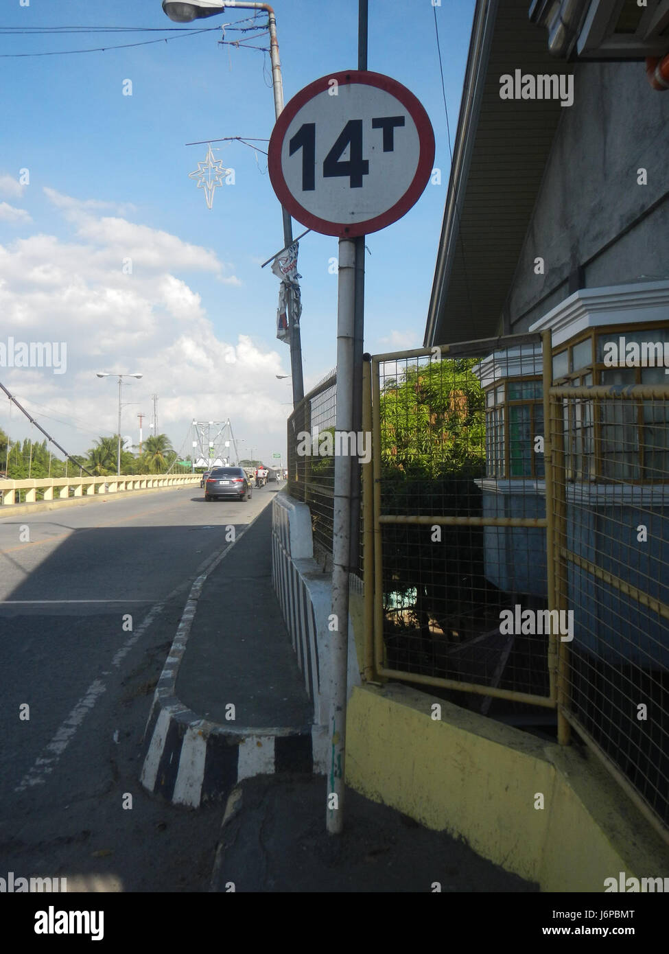 09168 San Joaquin Store ponti di mercato Santa Ana Candaba Pampanga stradale 42 Foto Stock
