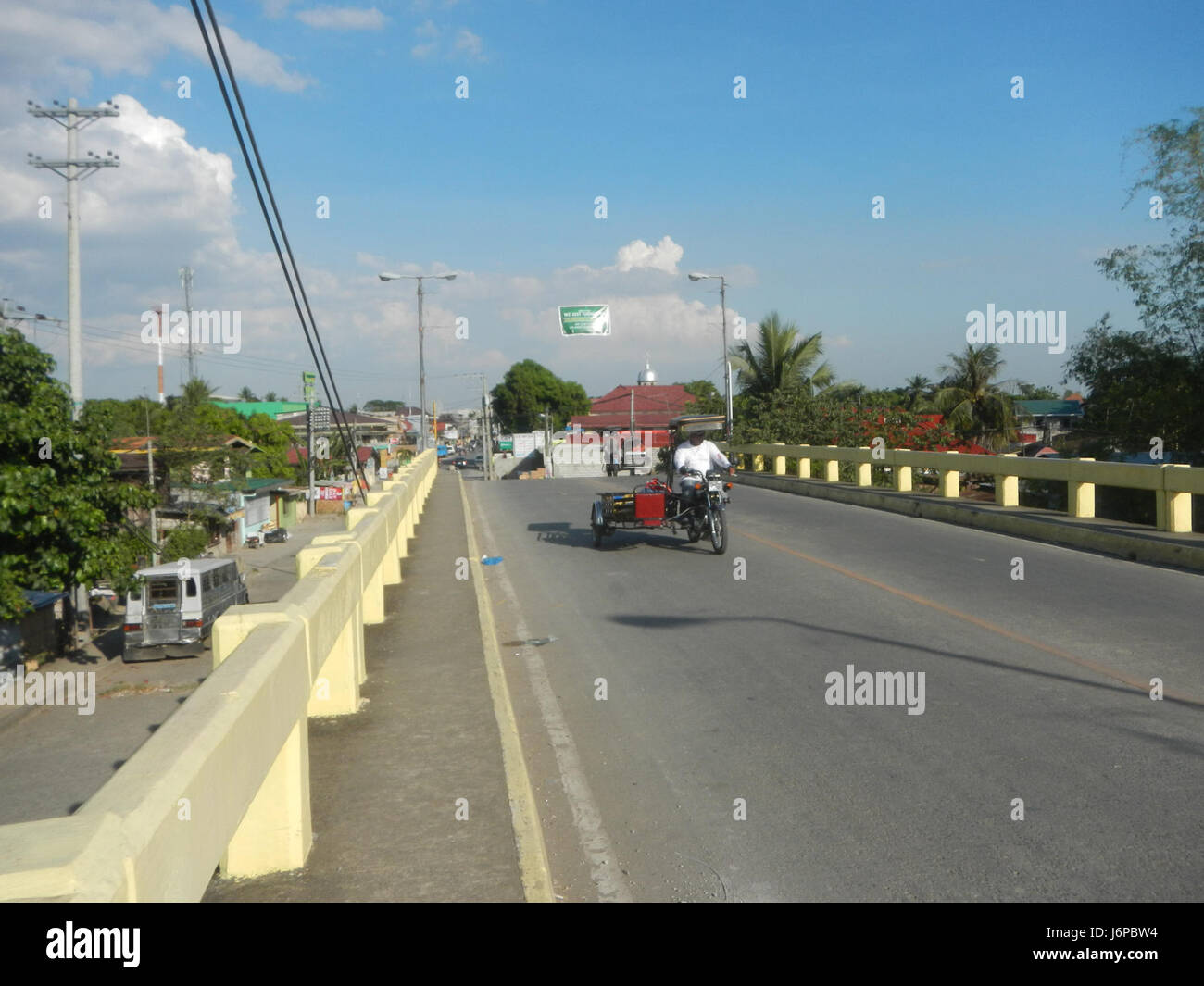 09730 Candaba Città Vecchia corretta nuovi ponti sul fiume Pampanga 2017 02 Foto Stock